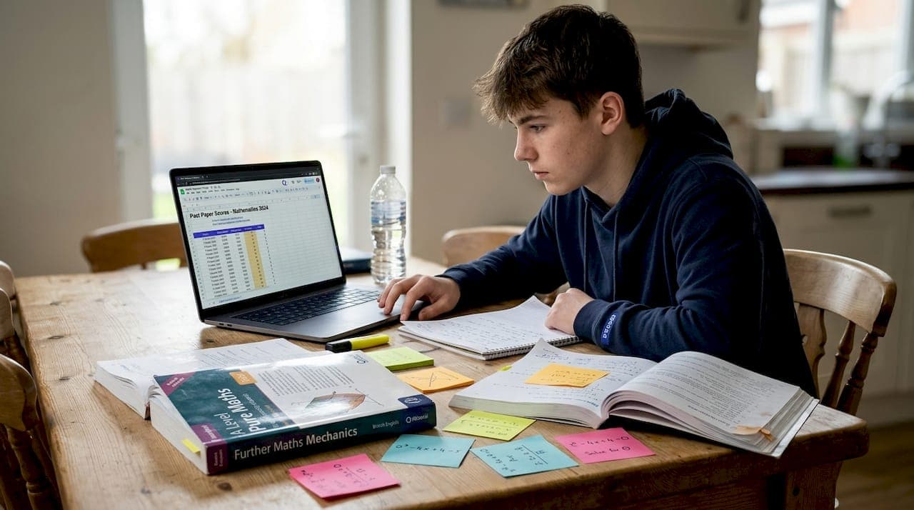 How past paper databases drive A Level maths revision