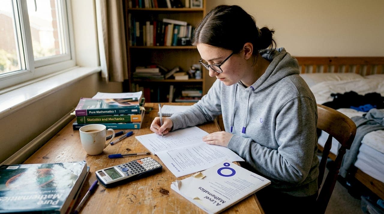 Step-by-step mark scheme analysis for A Level maths