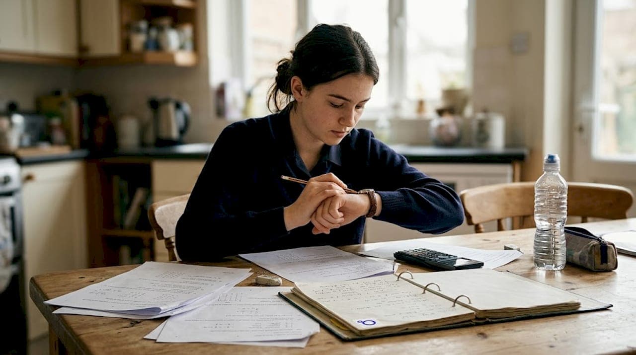 Why practice exam timing boosts A Level maths performance